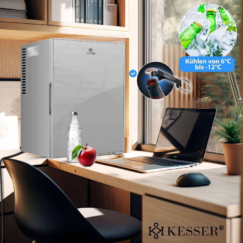 Retourwaren-Shop RETOURE Mini Kühlschrank mit Schloss Minikühlschrank 40L Minibar Hotel Leise Sonderangebot der Fabrik