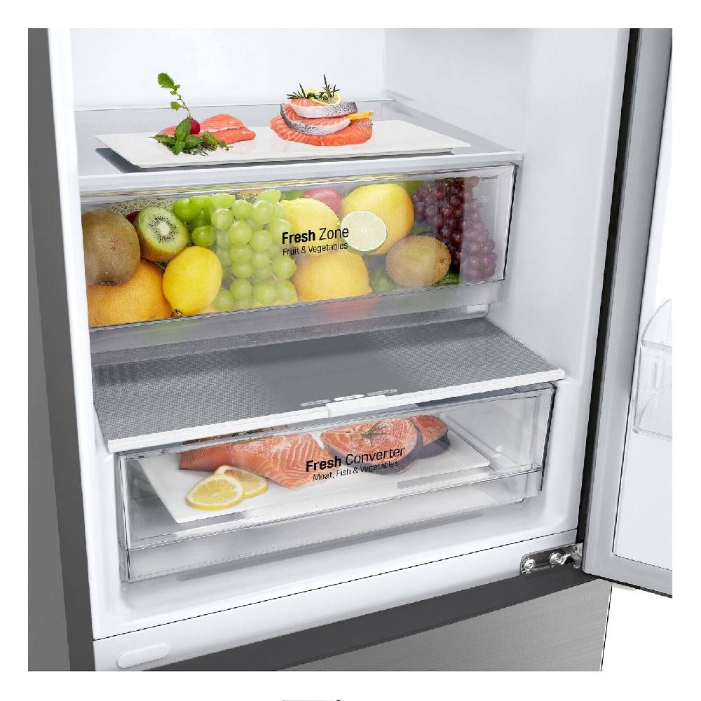 ROTCOM Deutschland Kühl-/Gefrierkombination 384 Liter Total NoFrost MultiAirflow LG GBP52PZNCN1 2ML Limitierter Zeitrabatt