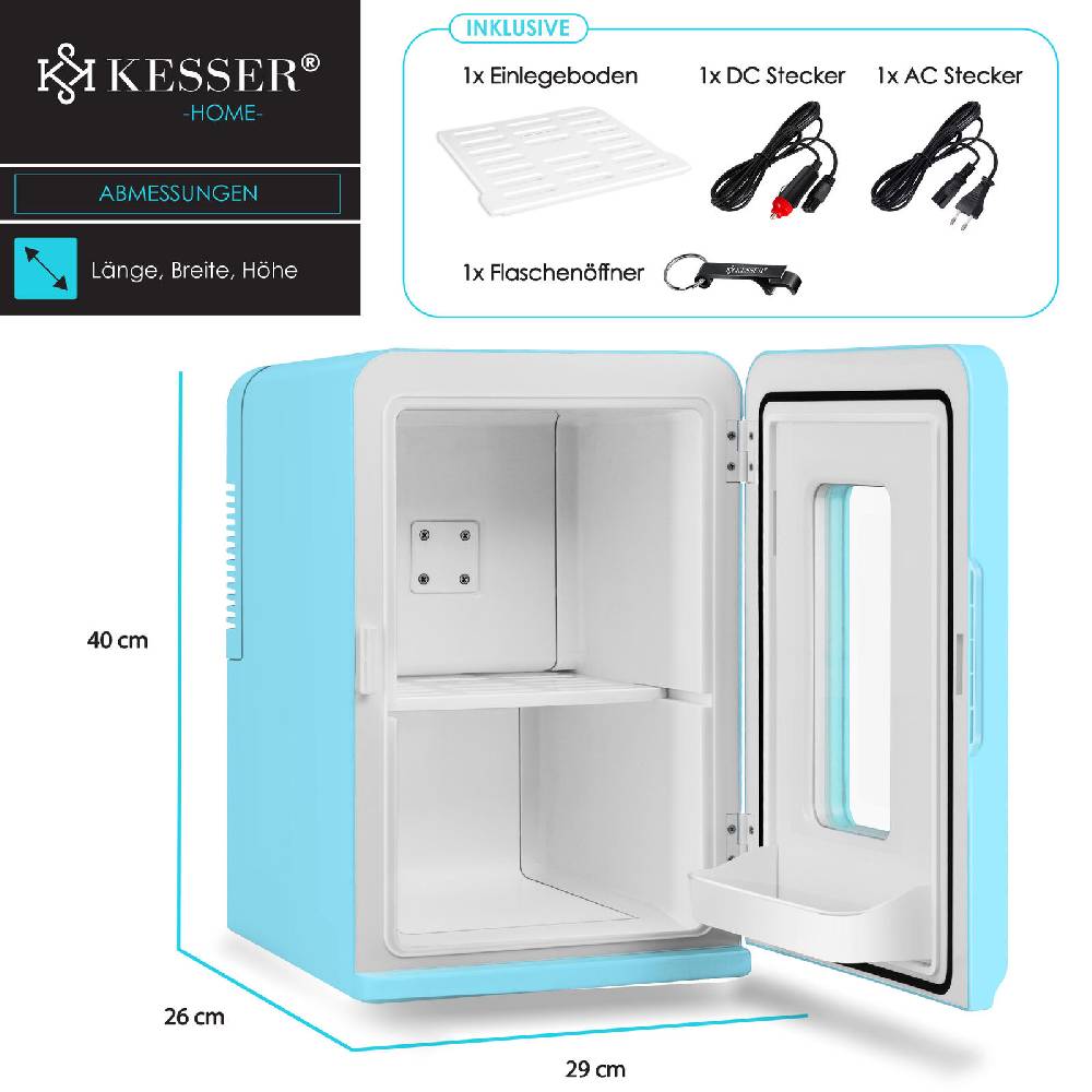 Retourwaren-Shop RETOURE Mini Kühlschrank 15 L Kühl und Heizfunktion Minibar Kühlbox Thermobox Fabrik Onlineshop