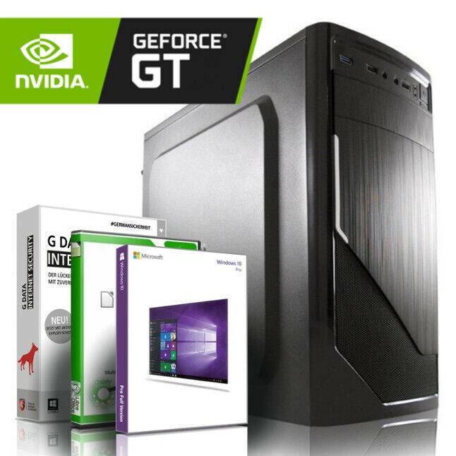 exo-gaming EXO GAMING PC AMD X4 950 Quad 16GB DDR4 128GB SSD GT710 2GB Windows 10 Computer