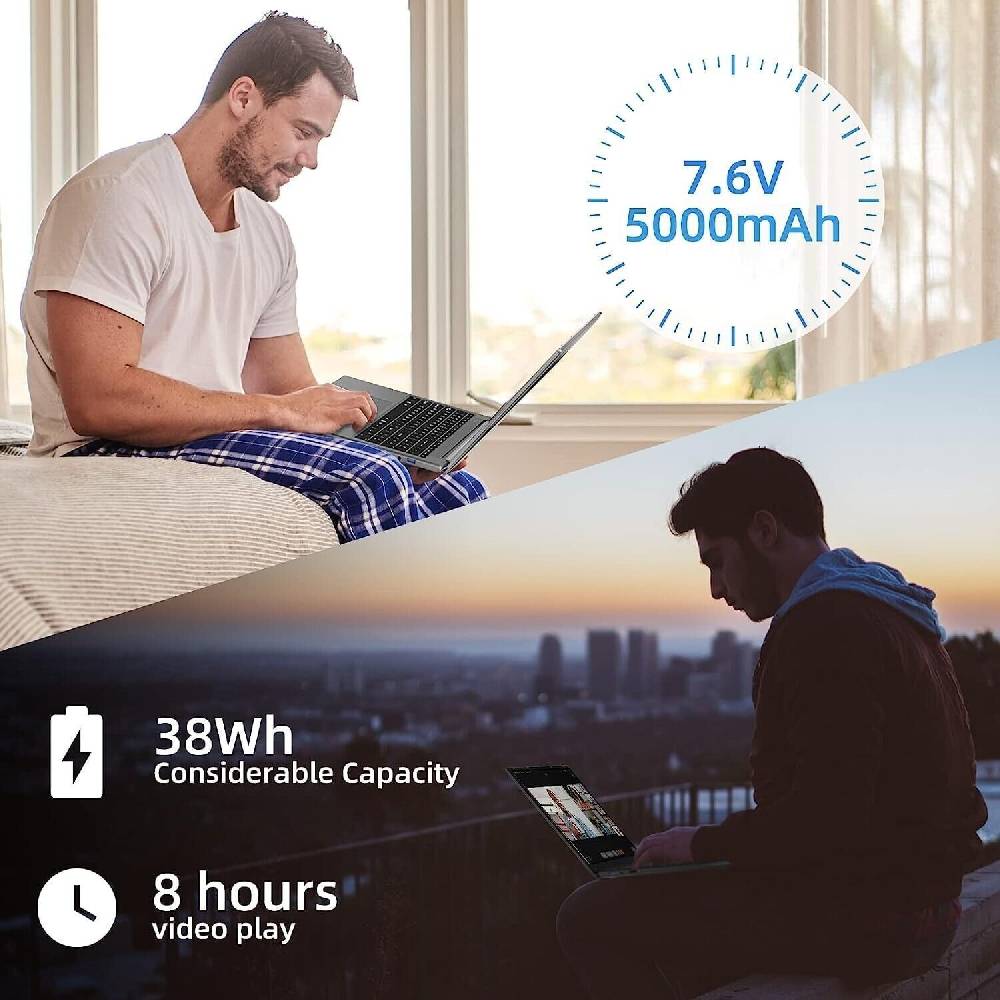 sgin-official-store-deutschland SGIN 15.6 Zoll Laptop 4GB DDR4 RAM 512GB SSD Notebook USB3.2 Mini HDMI Sliver Sonderangebot