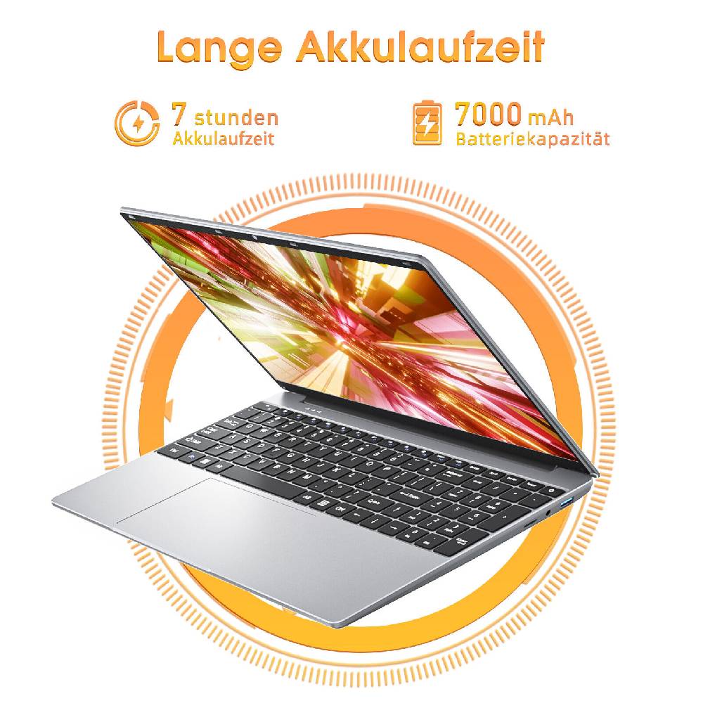 sgin-official-store-deutschland SGIN 15.6 Zoll Laptop 4GB DDR4 RAM 512GB SSD Notebook USB3.2 Mini HDMI Sliver Versandkostenfrei