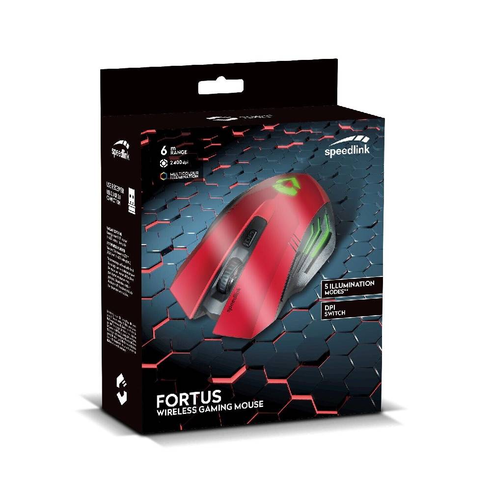koka-shop.me Speedlink Fortus Kabellose Gaming Maus Wireless dpi-Schalter Optisch LED für PC Vierteljährliche Förderung