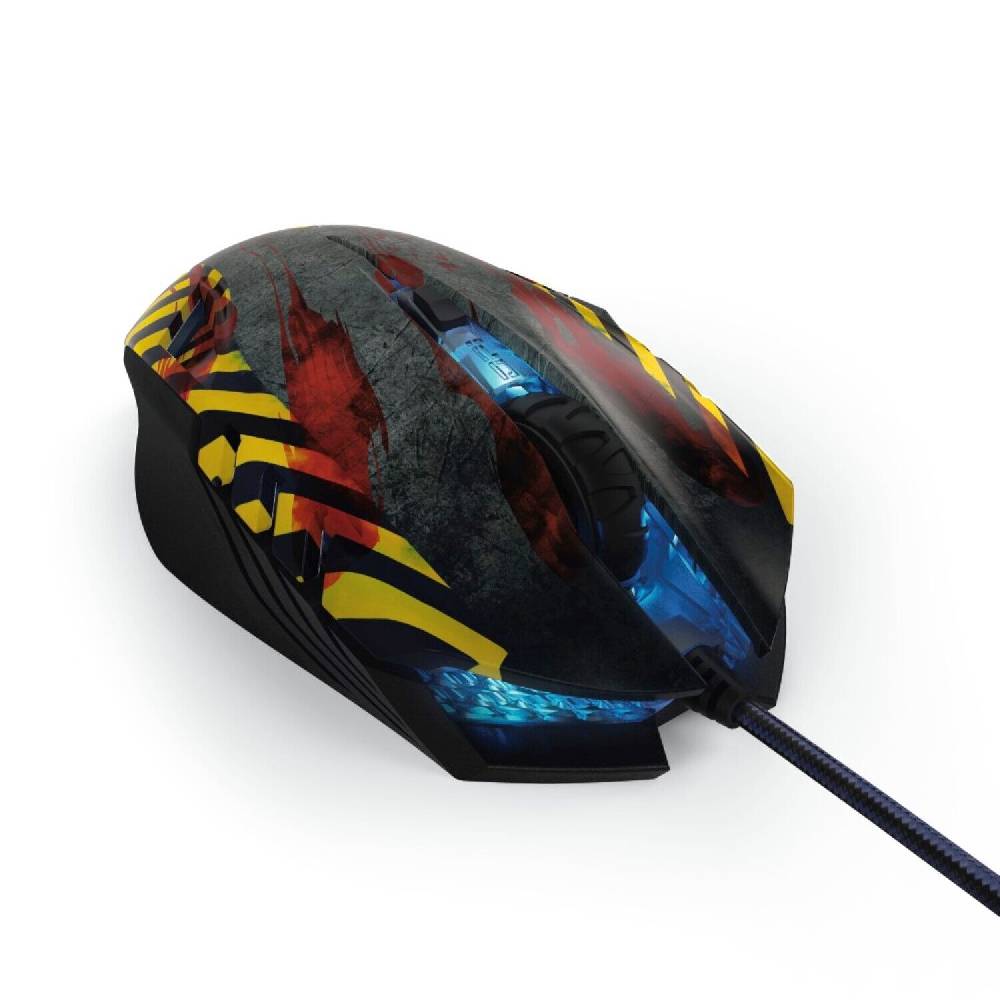 koka-shop.me uRage Gaming Mouse Morph Zombie Gamer Kabel Maus PC LED 2400dpi 6 Tasten Omron