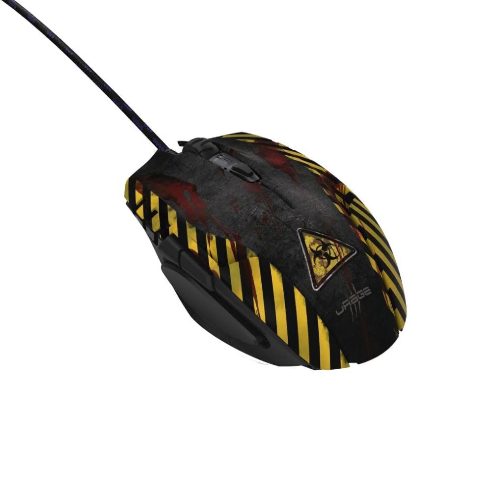 koka-shop.me uRage Gaming Mouse Morph Zombie Gamer Kabel Maus PC LED 2400dpi 6 Tasten Omron im Angebot
