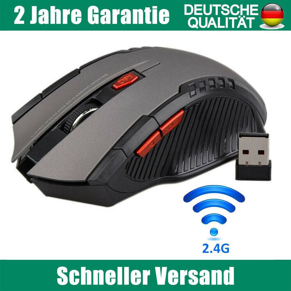squirrel-Store DE SELLER PC Maus Kabellos USB Wireless Mouse Computer Notebook Laptop Funkmaus