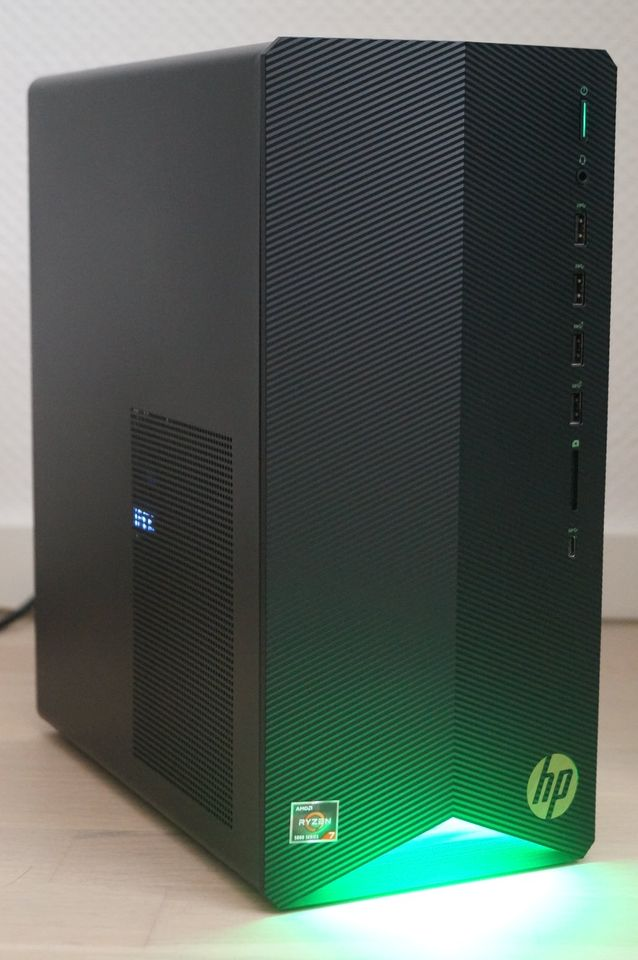 notebook_store_kiel HP Gaming PC AMD Ryzen 7 5700G / NVIDIA GeForce RTX 3060 Ti / SSD / 16GB / WIN11