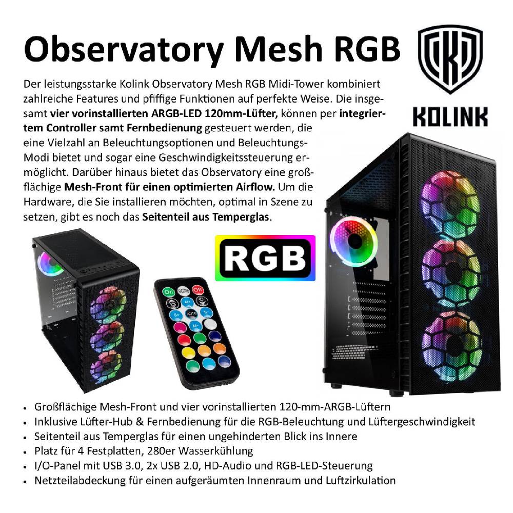 meinpc Gaming PC Gamer Sets Gamer PC Intel Core i9 14900K 24x 6.0 GHz 64GB RAM Geforce RTX 4080 16GB Gaming VIP-Rabatte