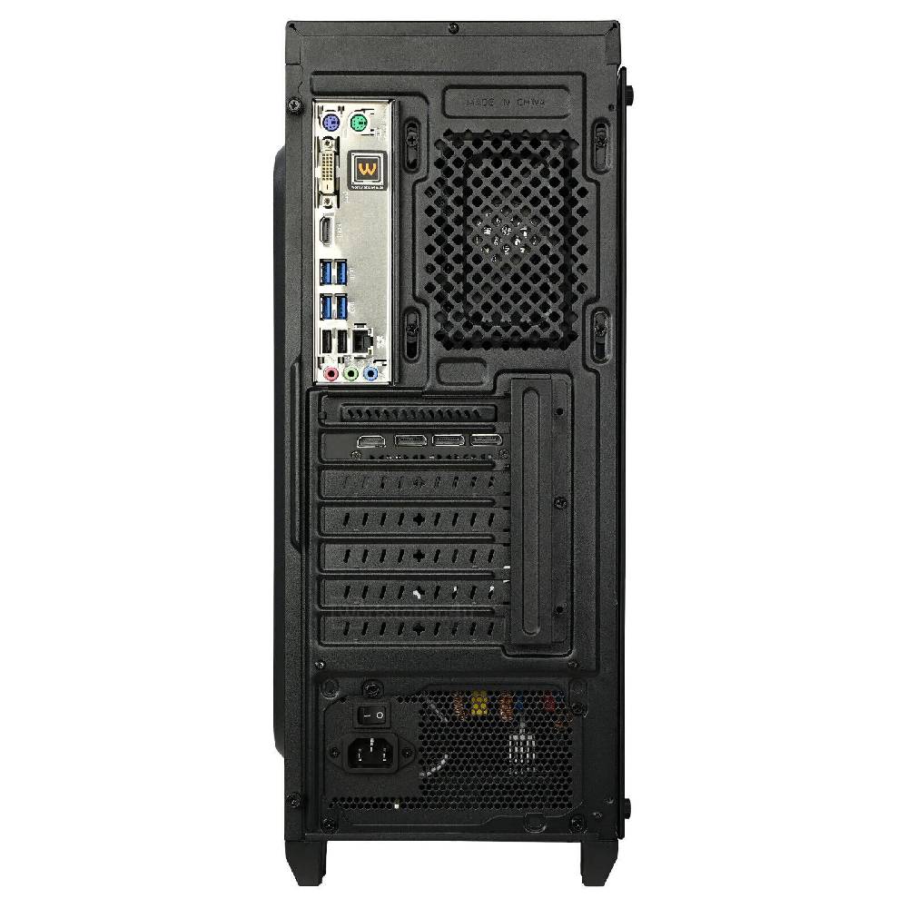 Workstation4u Gaming PC AMD Ryzen 5 6x 3,7GHz, RTX 4060 Ti, 16GB RGB RAM, 500GB SSD Windows 11 Black Friday