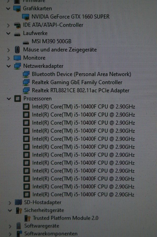 notebook_store_kiel HP Gaming PC Intel Core i5-10400F / NVIDIA GeForce GTX 1660 SUPER / SSD WIN11 VIP-Rabatte