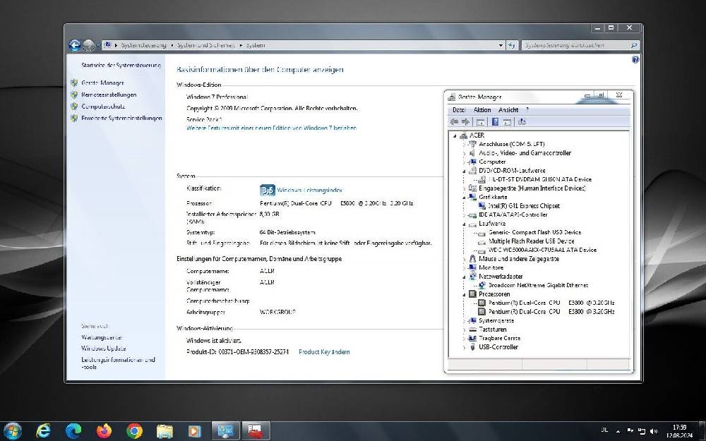 aurora-pc-shop RETRO GAMING PC "DUNE / NEED FOR SPEED" * E5800 * 8GB DDR3 * HDD/DVD * WINDOWS 7 Großer Ausverkauf