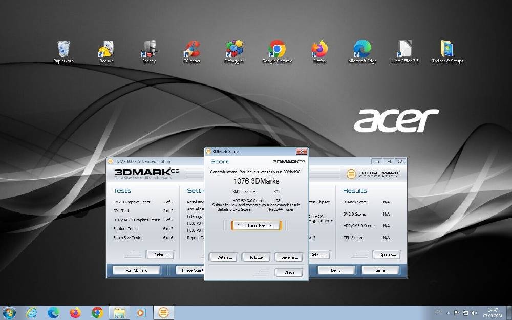 aurora-pc-shop RETRO GAMING PC "DUNE / NEED FOR SPEED" * E5800 * 8GB DDR3 * HDD/DVD * WINDOWS 7 Großer Ausverkauf
