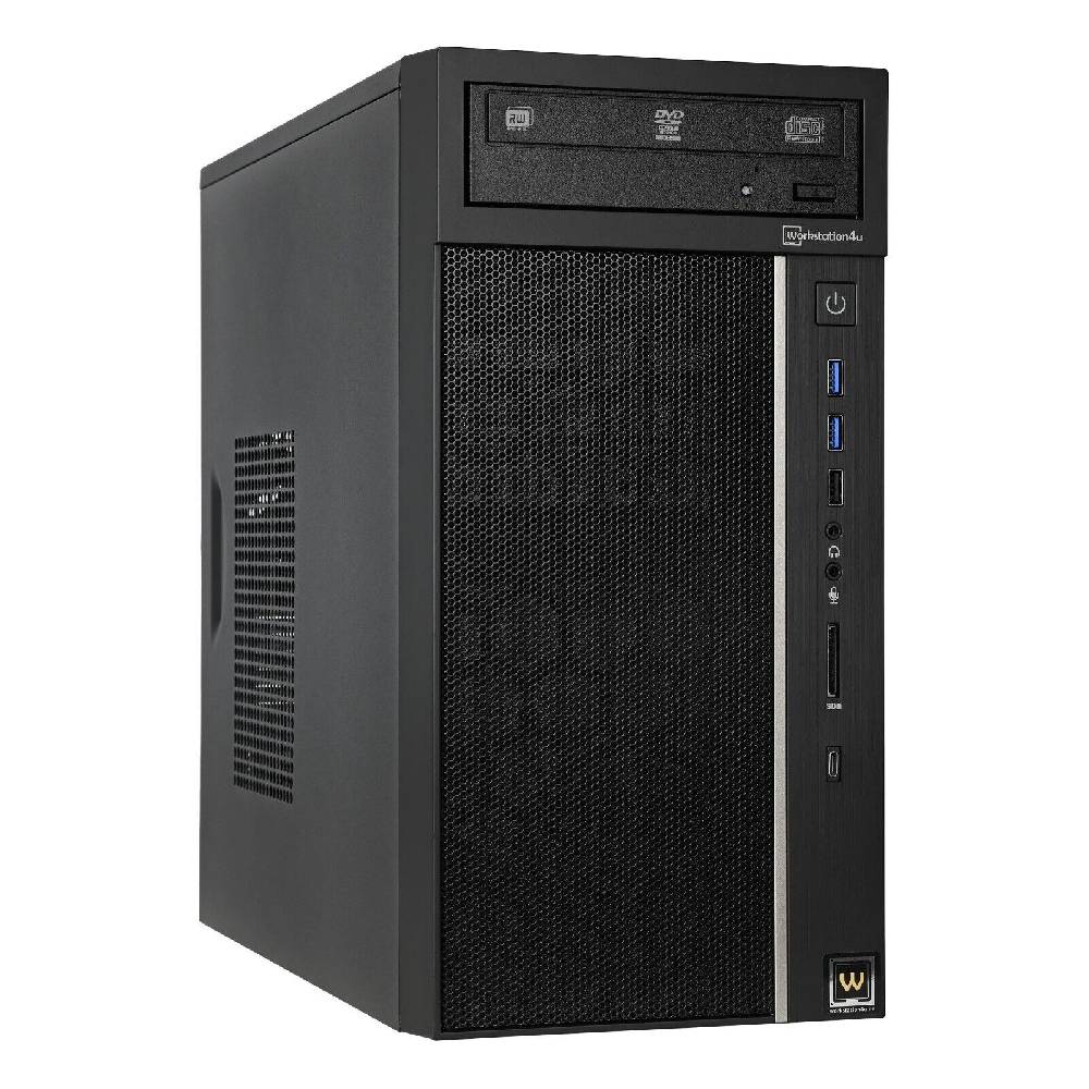 Workstation4u Micro ATX Tower Gaming PC i9-11900K 64GB RAM RTX 2TB SSD Win 11 +WLAN BT +DVD