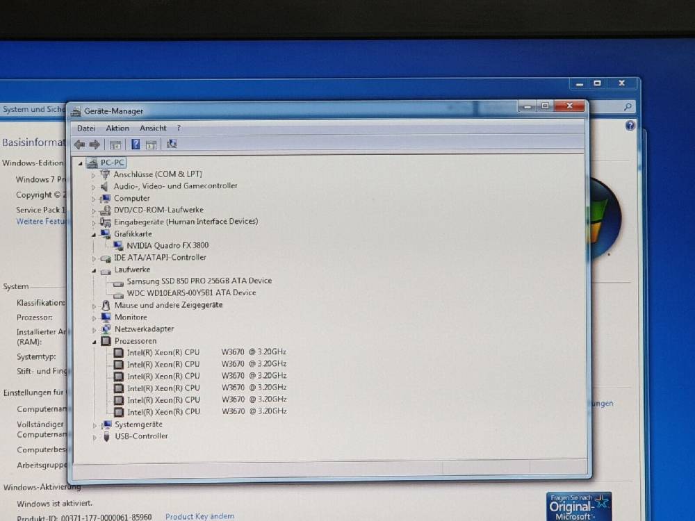 edik.hifi.irina DELL T3500 Windows 7 Gaming PC Xeon Wie i7 16GB RAM 256GB+1TB COM LPT Computer zollfrei