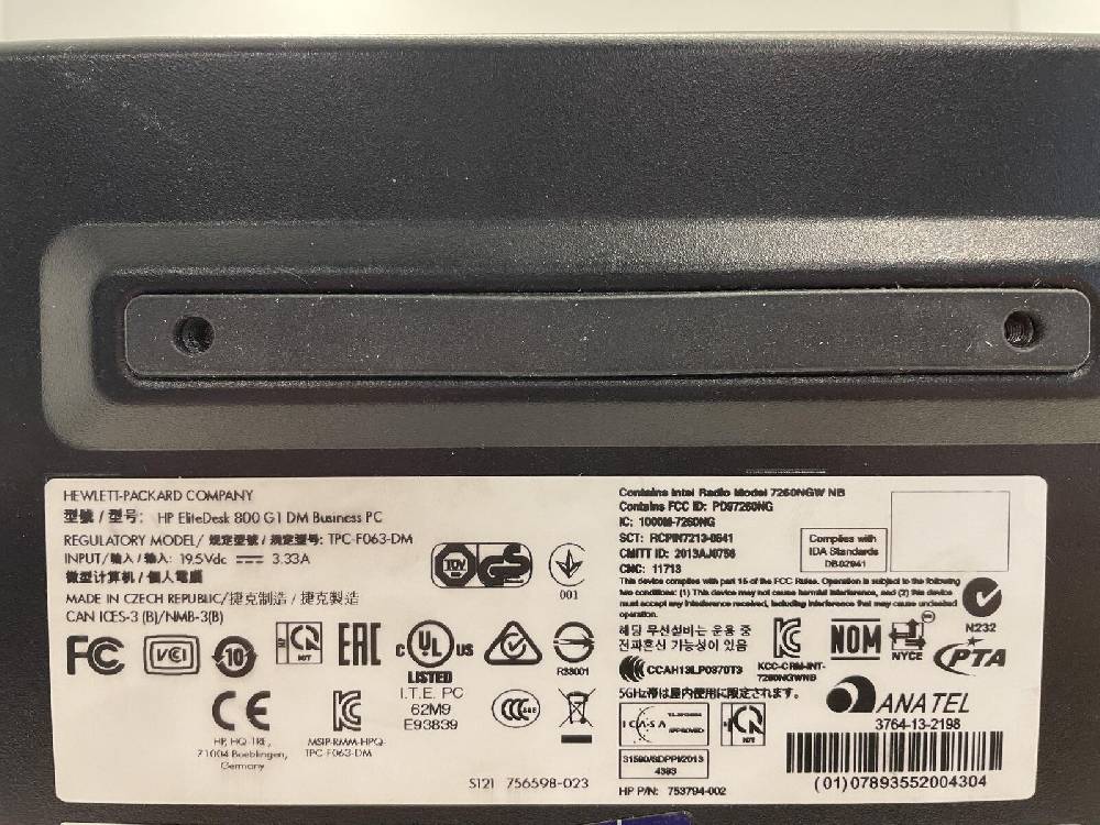 Stefan Biehls Bastelbude HP EliteDesk 800 G1 Desktop Mini USFF i7-4765T 8 GB RAM 128 GB SSD WLAN #208 #9 2025