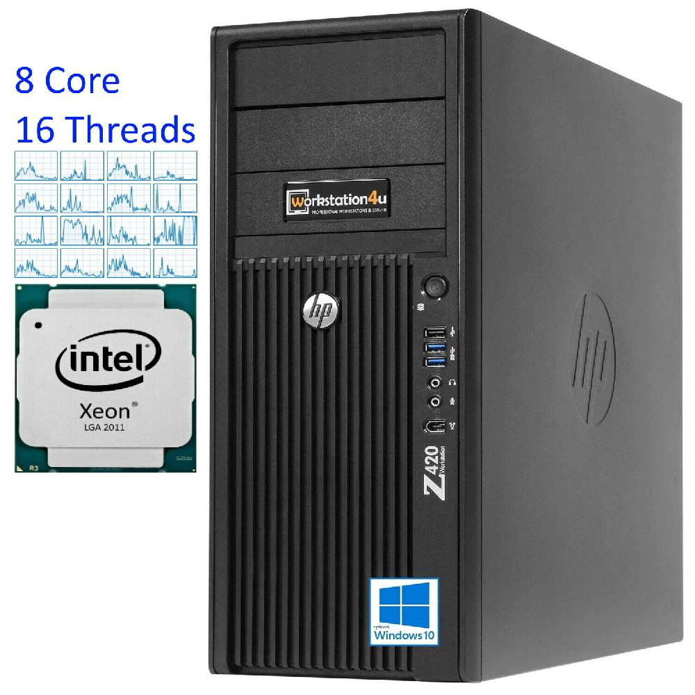 Workstation4u Gaming PC Intel 8-Core CPU 64GB RAM 500GB SSD Geforce RTX3060 12GB