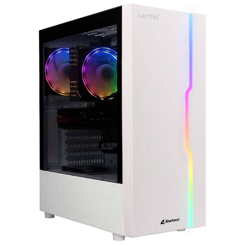 deltatecc-prime Captiva Advanced Gaming R81-425 Weiß Gaming-PC NVIDIA GeForce RTX 4060 16 GB RAM Versandkostenfrei