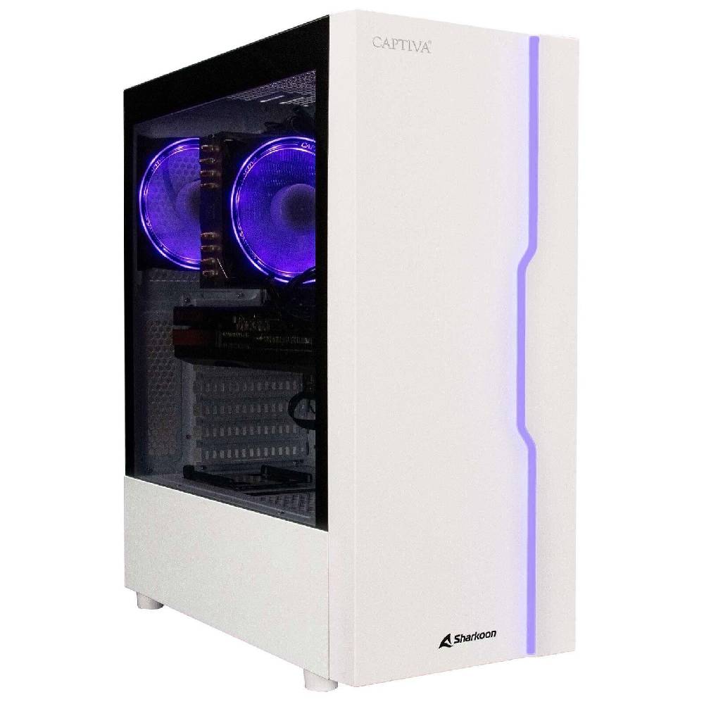 deltatecc-prime Captiva Advanced Gaming R81-425 Weiß Gaming-PC NVIDIA GeForce RTX 4060 16 GB RAM Versandkostenfrei