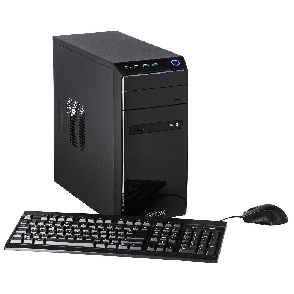 Talk-Point GmbH Captiva B5A 21V4 Desktop Tower PC AMD Ryzen 5 5600G 16GB DDR4 1TB NVMe SSD Win1 Begrenztes Angebot