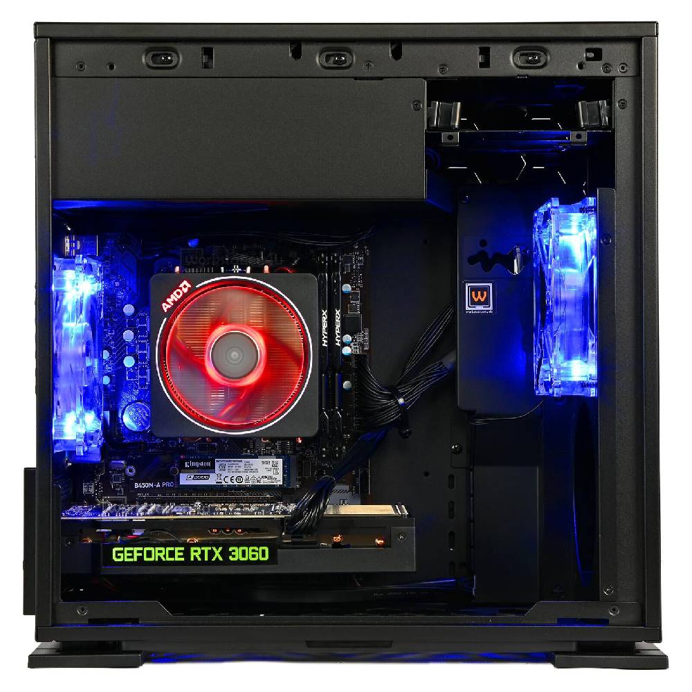 Workstation4u Gaming PC - AMD Ryzen 5 3600, GeForce RTX 3060, 32GB RAM, 1TB SSD, W11, WLAN+BT Neuheiten