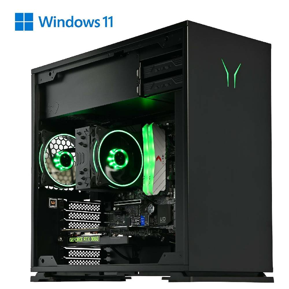 Workstation4u Gaming PC InWin Intel Core i7-11700F 32GB RAM 2TB SSD GeForce RTX 3060 Win11