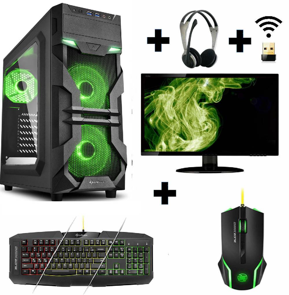 Hardware-for-you.de Gamer PC Komplett-Set Ryzen 4300G 4x 4,0 Ghz 2TB 16GB Gaming Win11 & 256 GB SSD Saisonschlussverkauf