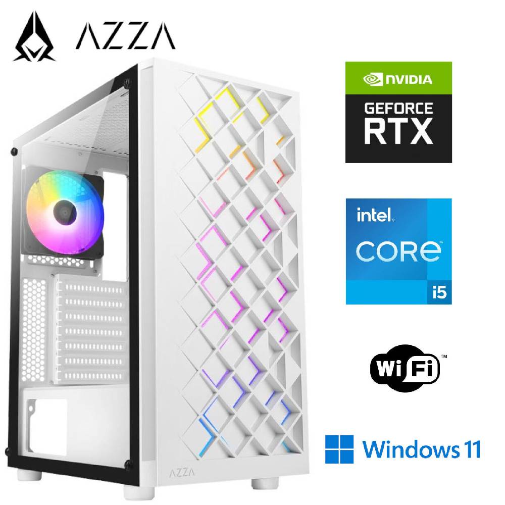 MEG-BAR Gaming PC - Intel i5 - nVidia Geforce RTX3060 - 16GB DDR4 RAM - 512 M.2 SSD