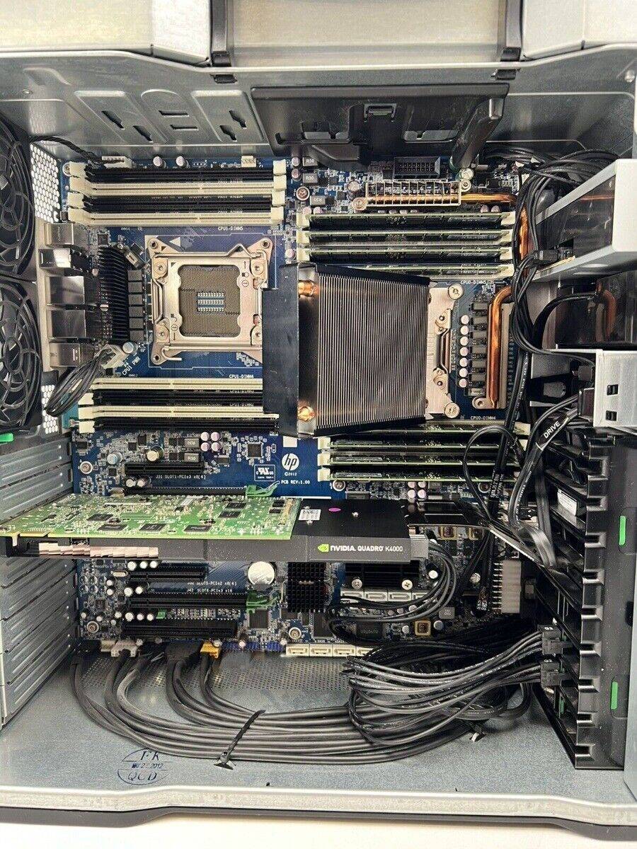 More IT HP Z820 Workstation Xeon E5-2609 4 X 2,40GHz 128 GB RAM 512 SSD 1275 Watt PCU Tägliche Deals