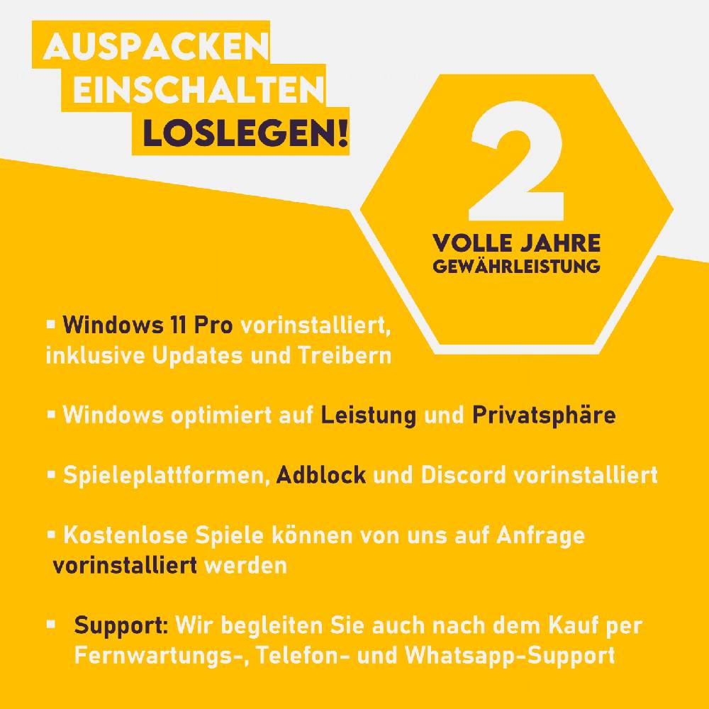 Octane-Systems Store Gaming PC: RTX 4060 32GB RAM i5/i7 bis 7TB Speicher, Windows 11 Pro, WLAN Sonderangebot der Fabrik