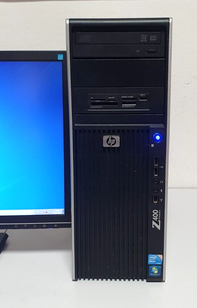 edik.hifi.irina HP Z400 Windows 7 Pro Gamer PC Computer Quad 4x 3,06GHz 16GB 128GB 1TB K4000 3GB Kostenloser Versand international