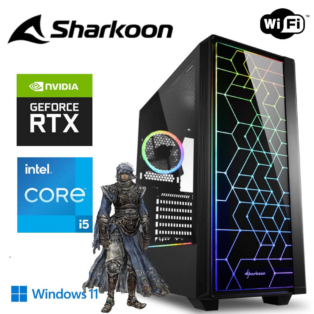 MEG-BAR Gaming PC - Intel i5 - nVidia Geforce RTX3060 - 16GB DDR4 RAM - 512GB M.2 SSD