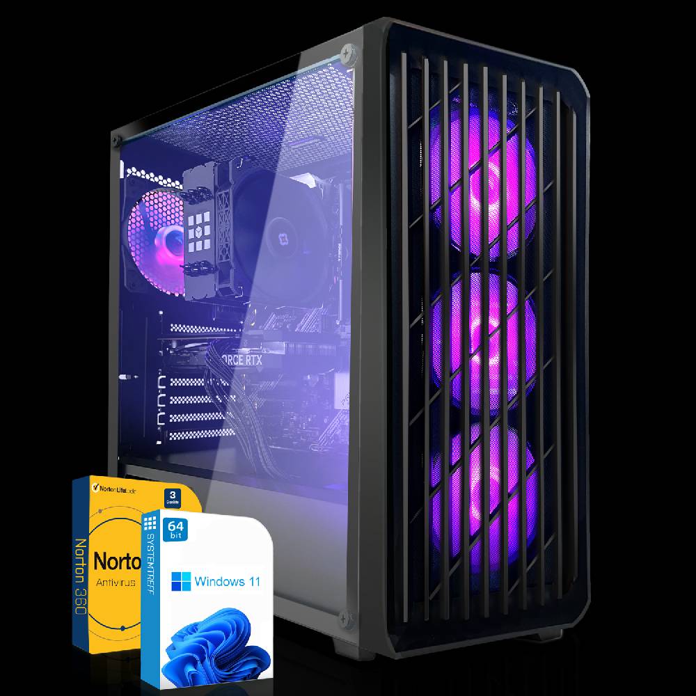 systemtreff Basic Gaming PC•AMD Ryzen 5 PRO 4650G•AMD RX Vega - 7Core•16GB Ram•512GB SSD