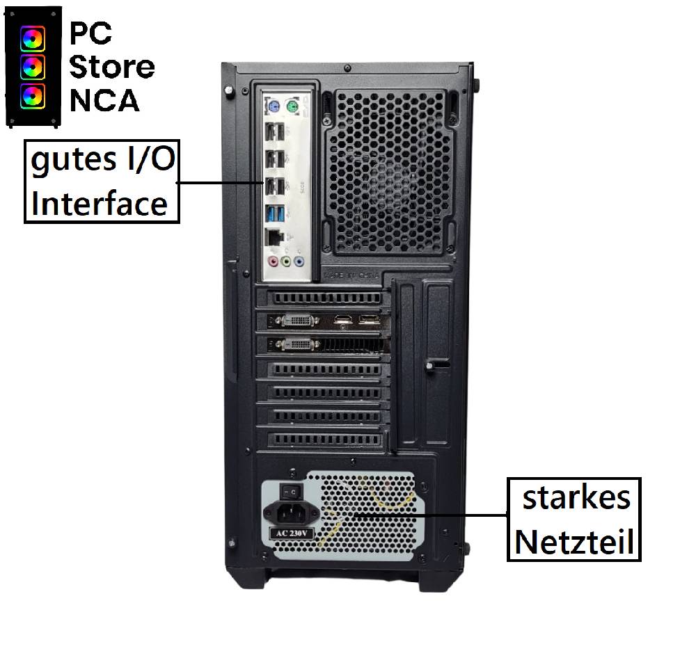 PC Store NCA Workstation 256gb Ram 24 Kerne 48 Threads Windows 11 Gaming PC Office Valentinstagsangebot