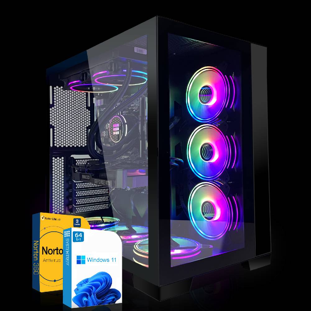 systemtreff Gaming PC•Ryzen 9 7950X3D•4070 Ti Super 16GB•32 GB DDR5 6000MHz•1TB NVMe