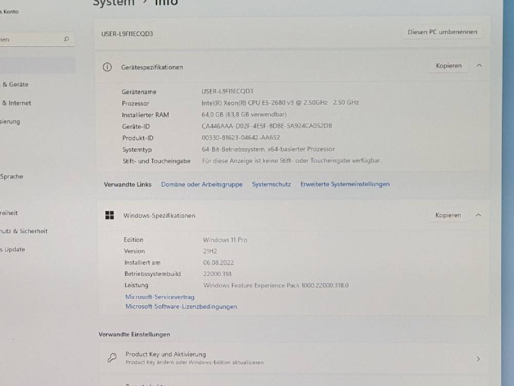 edik.hifi.irina Scharkoon Gaming PC wie i7 12x2,50GHz 64GB 256GB SSD+512GB Win11 Computer RX 580 Vierteljährliche Förderung