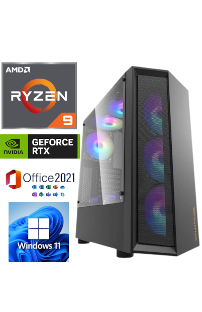 Hardwareartde Gaming PC│Nvidia RTX 4060│AMD Ryzen 9 5900X│bis 64GB RAM│bis 2TB SSD│Win 11