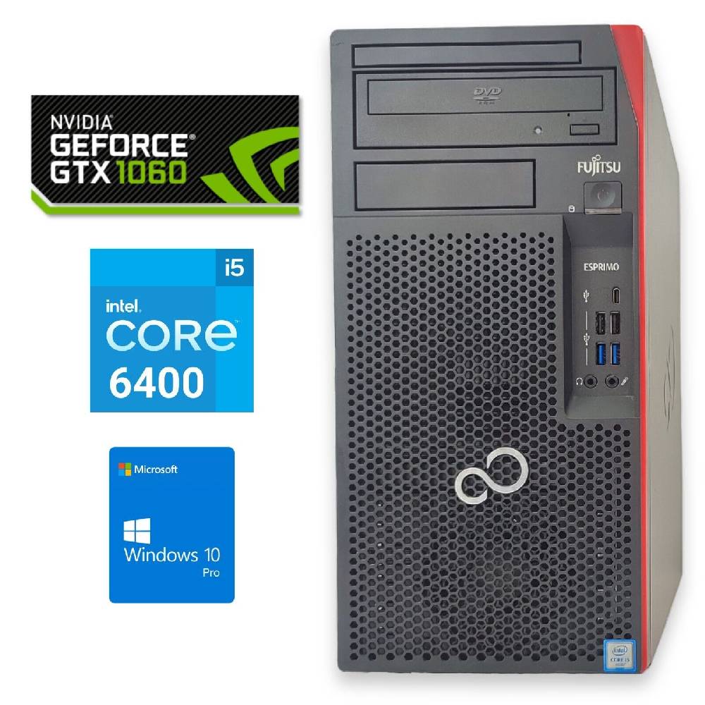 TechBudgix Einsteiger Gaming PC Intel Core i5 Gtx 1060 6gb 8 gb ddr4 Ram 128 SSD gebraucht