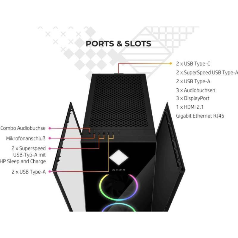 aitek-shop HP Omen 45l Desktop GT22-1000ng | i9-13900K | 64GB | 2x2TB SSD | RTX4090 | Win11 Im Verkauf