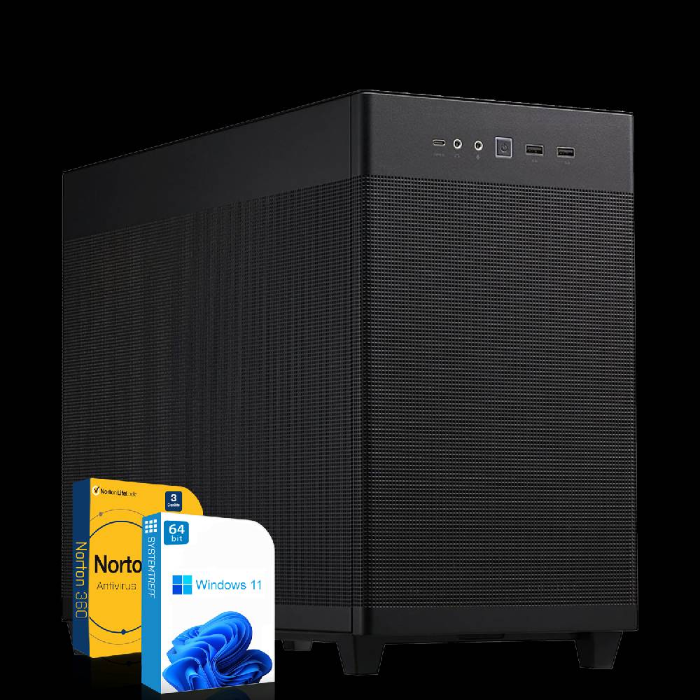 systemtreff Mini Gaming PC•Ryzen 5 7500F•4060 Ti 8GB•32GB-6000 CL30 Kingston FURY•1TB NVMe