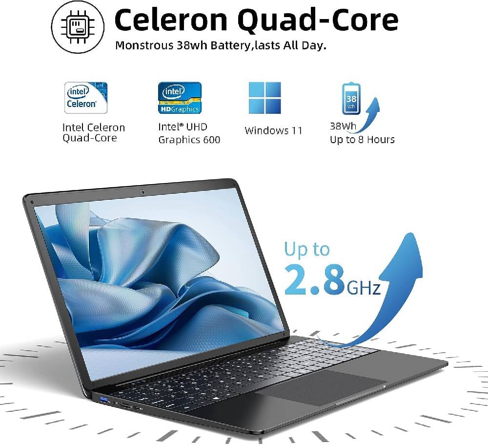 usus0003q-14 SGIN Laptop 17 Zoll Computer mit 8GB RAM 512GB SSD Quad Core 2.9 GHz Mini HDMI Kostenloser Versand
