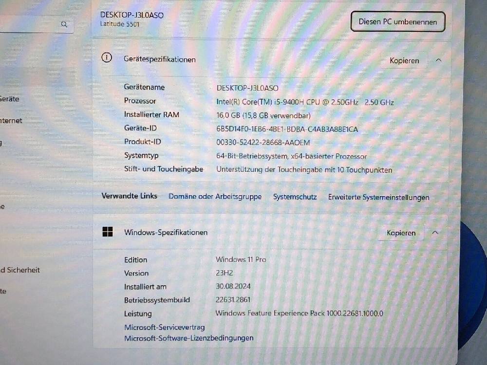 TradeMarket DELL Latitude 5501 15,6" TouchScreen, Intel i5-9400H 16GB RAM 512GB NVMe SSD Flash Sale