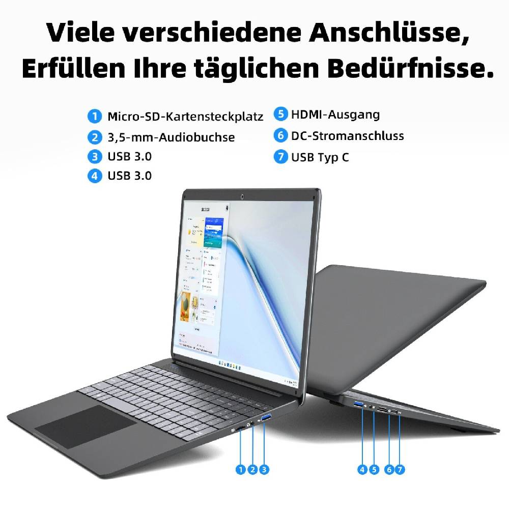 usus0003q-14 SGIN15.6 Zoll Laptop Computer 8GB DDR4 256GB SSD Quad-Core 2.5GHz FHD Mini HDMI Räumungsverkauf