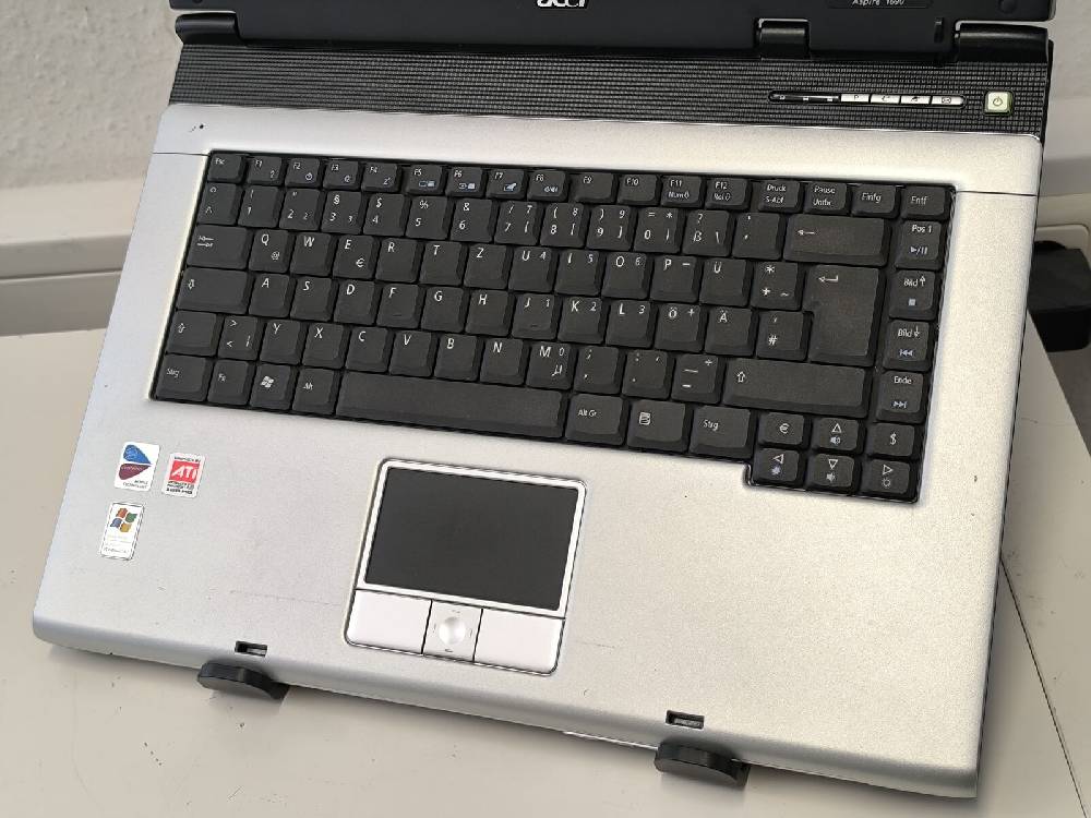 nb-ersatzteile Acer Aspire 1690 Windows XP Gaming Retro Notebook 1,73Ghz 80GB Ati X700 Letzte 2 Tage