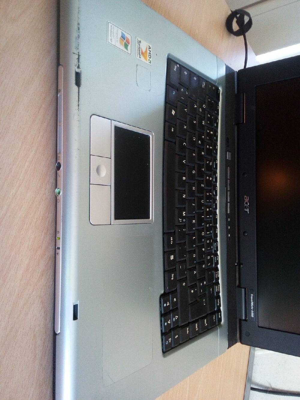 upcycling321 notebook laptop acer travelmate 4400 vintage retrogamer retro gaming notebook
