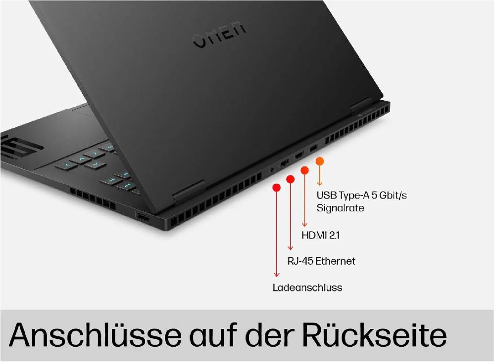 fa.evisis HP OMEN Gaming 16-wf0777ng Intel i7 2,1 16,1 QHD AG 32GB 1TB GeForce 12GB Win11 Saisonschlussverkauf