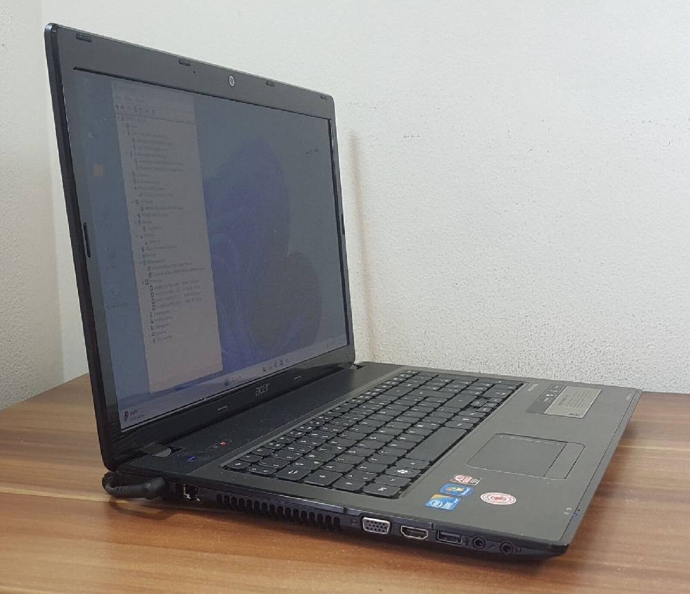 Bitte-Kaufe-Mich 17" Gaming Acer Aspire 7741G 2x2,53GHz 8GB/256GB SSD HDMI Radeon HD 5470 Win11 Bestseller