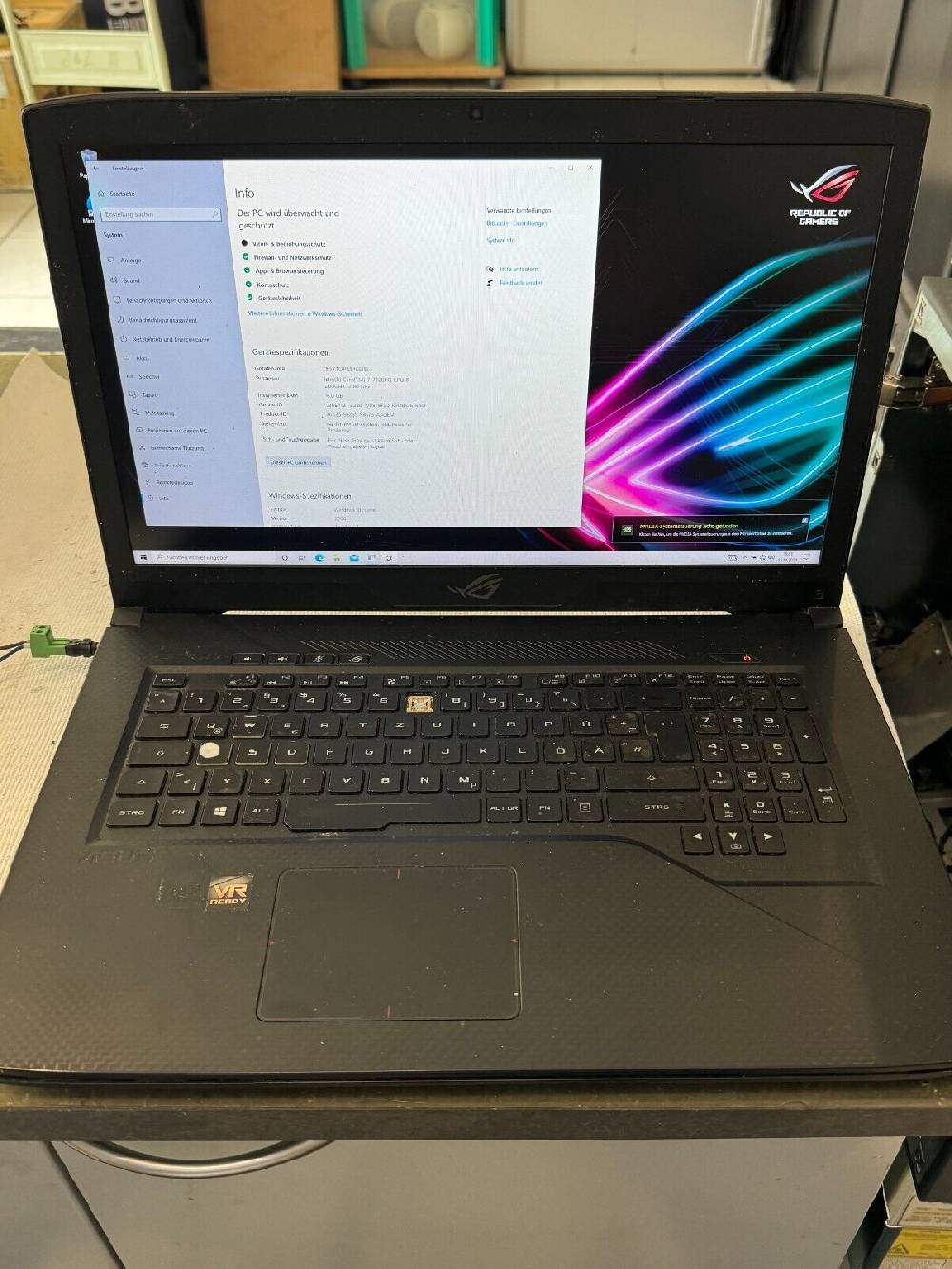 alvesat ASUS ROG Gaming Laptop Intelcore i7-7700HQ 16GB RAM 120GB
