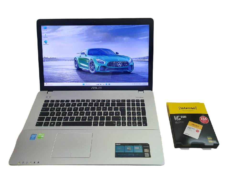 PerfektNotebook Asus R751L 17,3 Zoll Laptop i5-4200U 8GB RAM mit 3 Festplatten Win 11