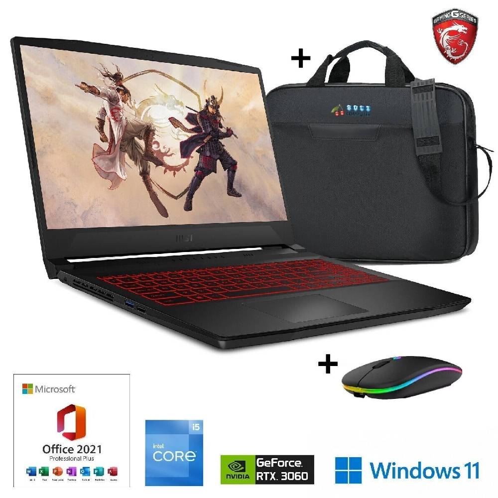 Buli Computer MSI Gaming ~ 15,6" FHD│Intel i5-12450H│GeForce RTX3050│bis 64GB RAM │bis 2TB SSD