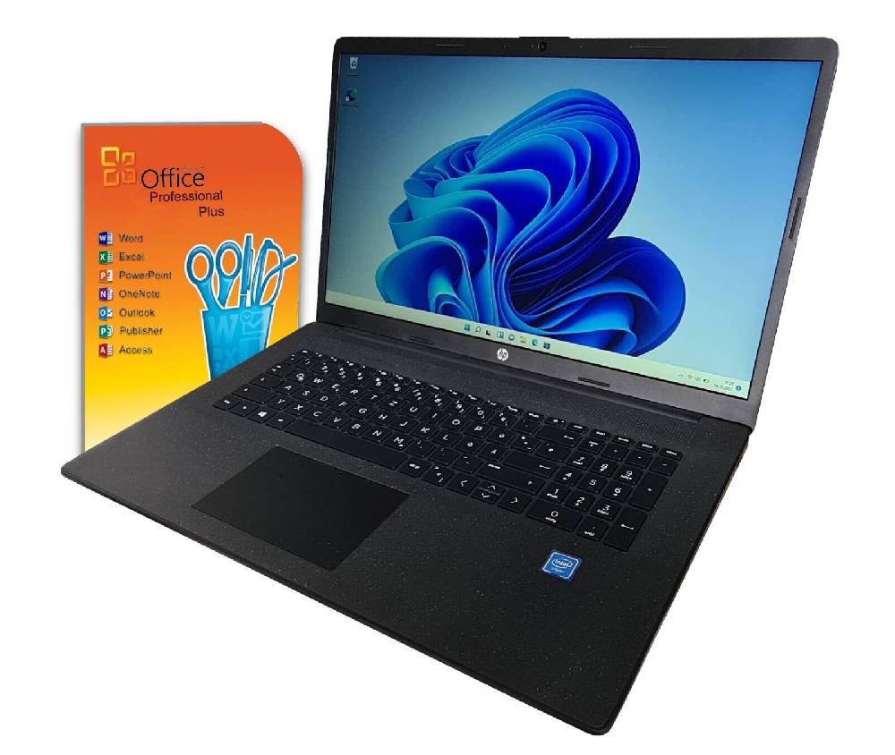 Notebookplatz.de ihr Notebook SHOP HP 17" Notebook ~ N4210 ~ 20GB RAM ~ 1 TB SSD ~ FHD+IPS ~Win11 + Office 2021